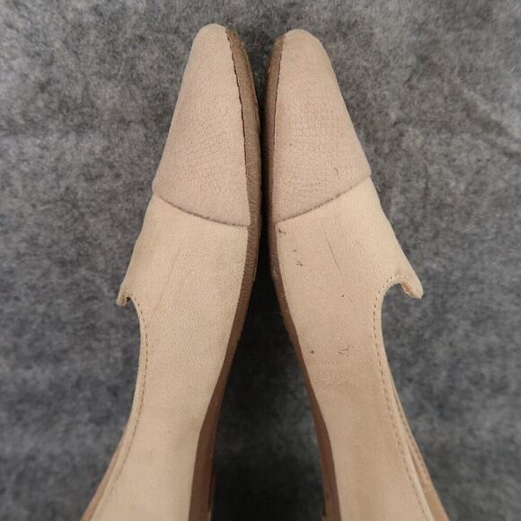 CH Creation Shoes Womens 40 Flats Loafer Slip On Fashion Classic Cap Toe Career - Picture 10 of 14